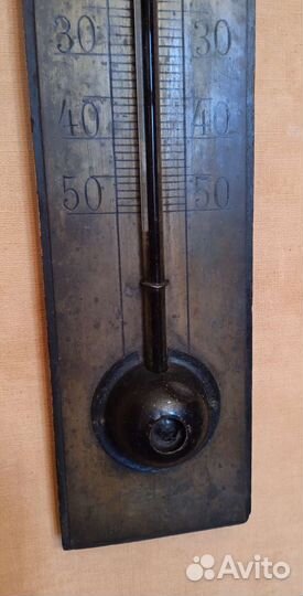 Термометр большой старинный 55 см
