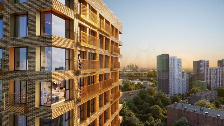 2-к. апартаменты, 62,1 м², 19/21 эт.