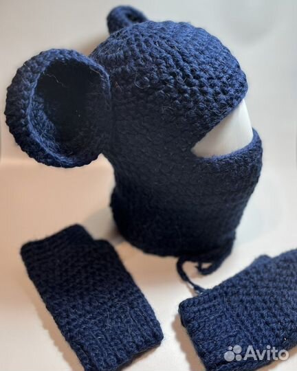 Балаклава с митенками