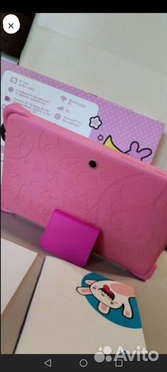 Детский Планшет Розовый с Сим-Картой