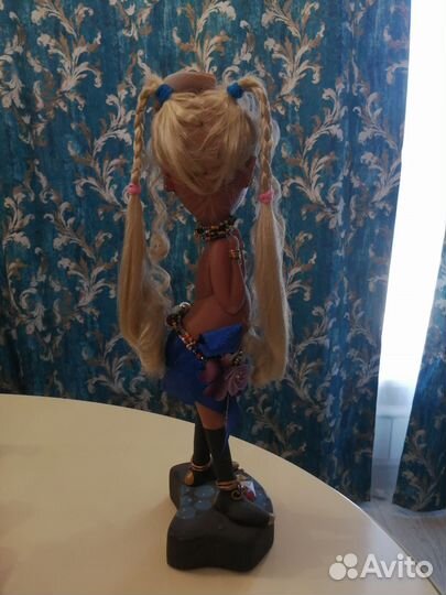 Кукла, скульптура из дерево, полимеры