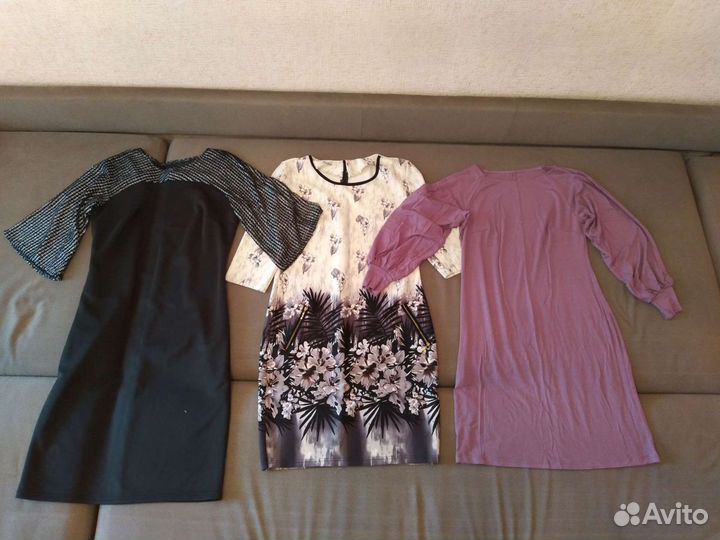 Вещи одним лотом, разм. 48-50,платья,бриджи,шорты