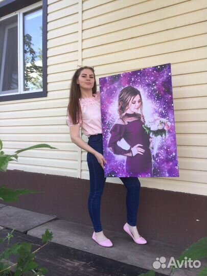 Портрет, картина в Кирове по фото на холсте