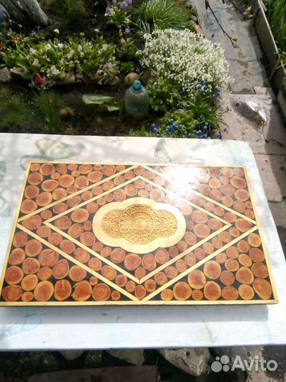 Панно из дерева СССР Интерьер Винтаж