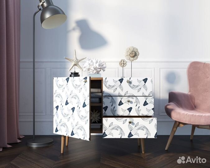 Комод «Berber» три ящика и дверка