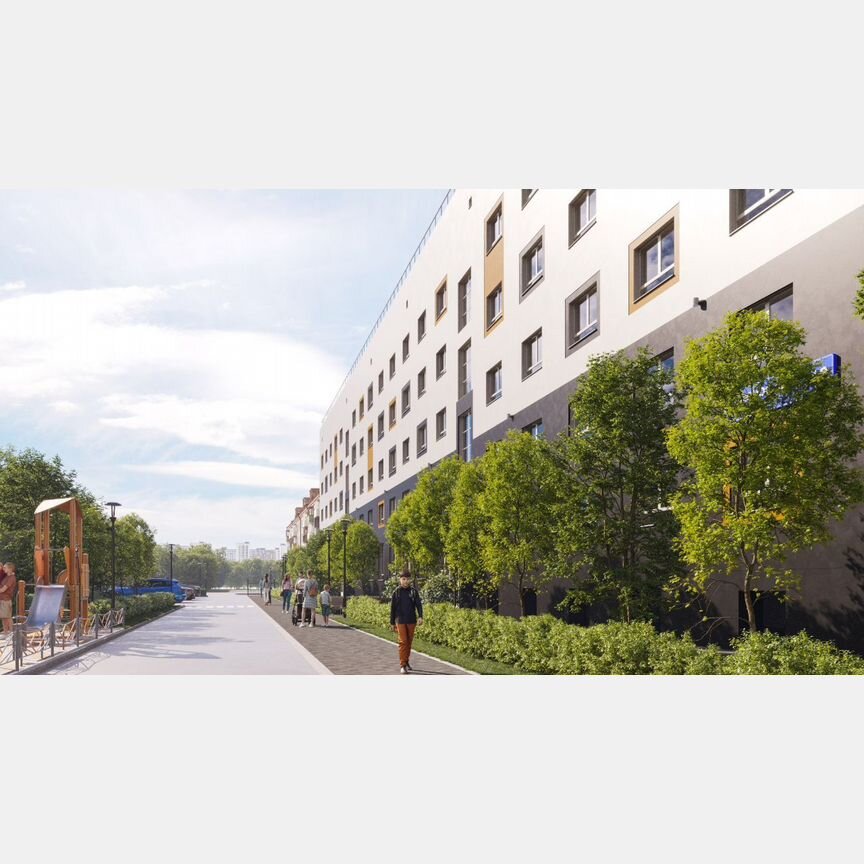 1-к. квартира, 47,6 м², 5/5 эт.