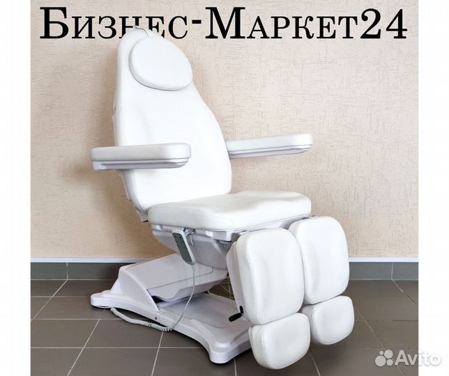 Педикюрное кресло Adel, 3 мотора white DL-2940