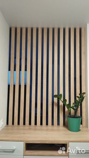 Декоративные рейки перегородки