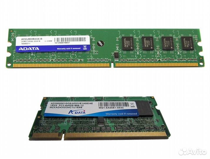 Оперативная память DDR2 A-Data