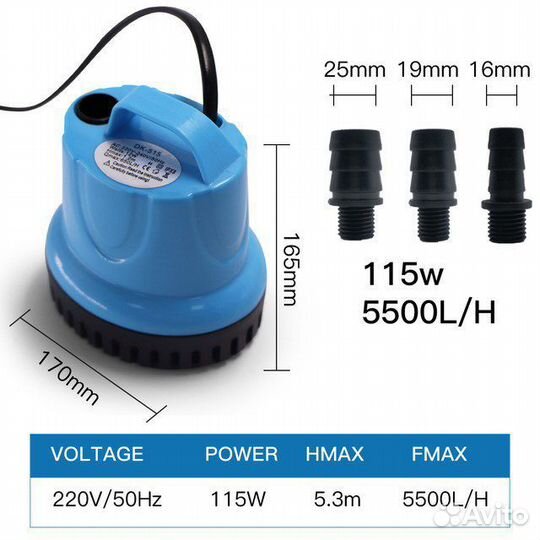 Погружной водяной насос fonland