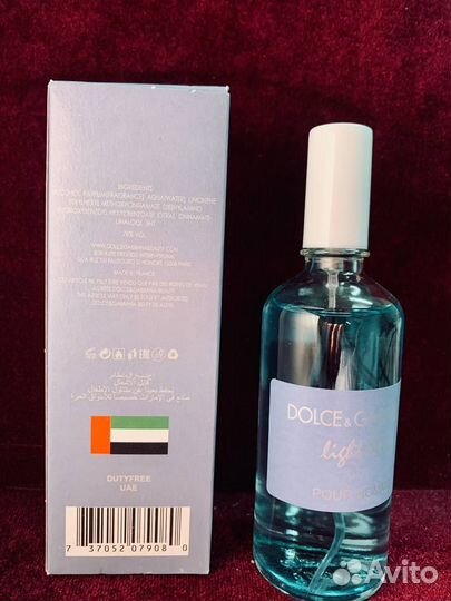 Духи Dolce&Gabanna light blue 100мл