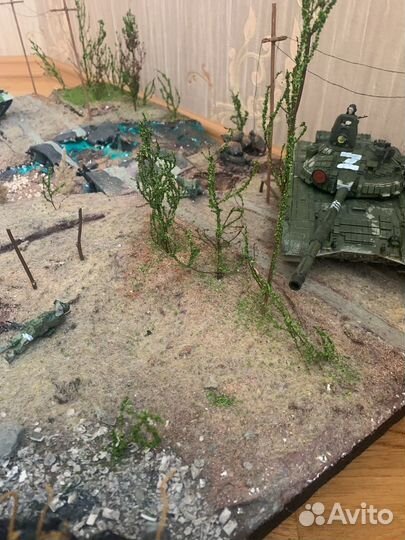 Диорама 1 35 размер 1м на 50 см