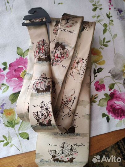 Галстук новый ручной работы шёлк