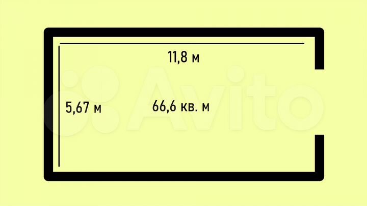 Склад, 66.6 м²