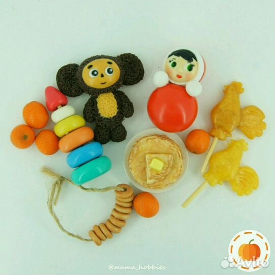 Советские игрушки из полимерной глины