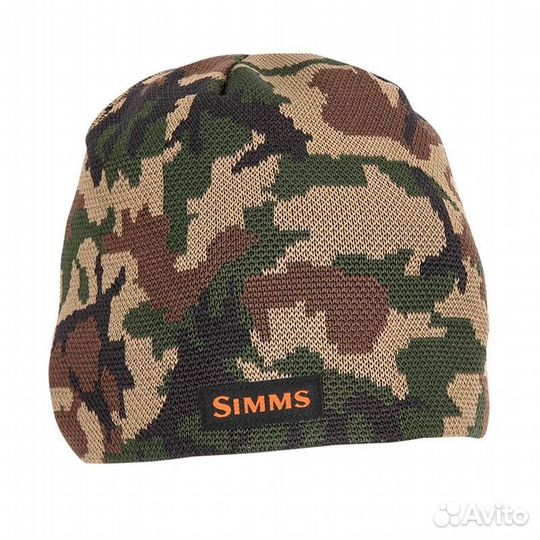 Шапка Simms Everyday Beanie, Woodland Camo