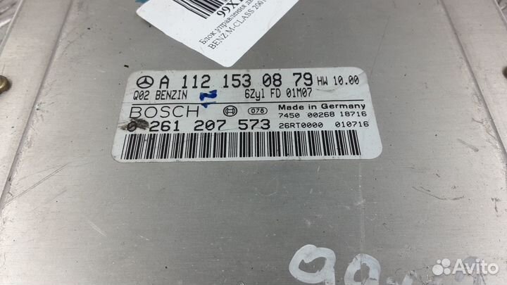 Блок управления двигателем mercedes benz M-class W