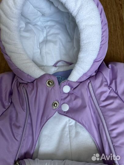 Комбинезон демисезонный на девочку 6 мес, 68 р-р