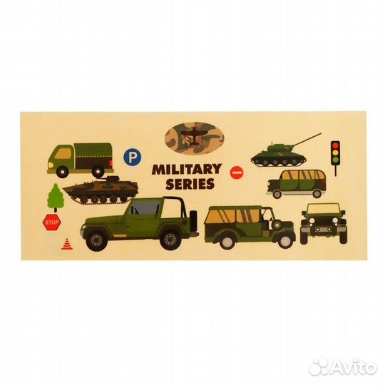 Набор игровой 'Военная техника', машинки 12 штук