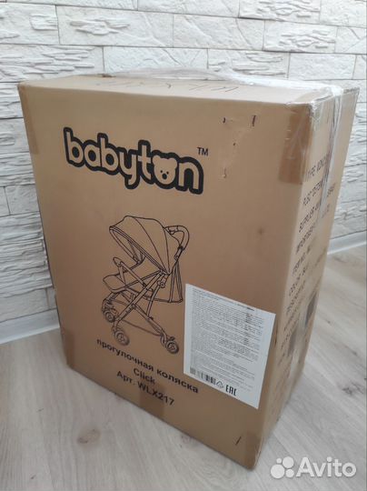 Коляска прогулочная Babyton Click новая