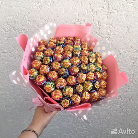 Букет из чупа чупсов (мини)