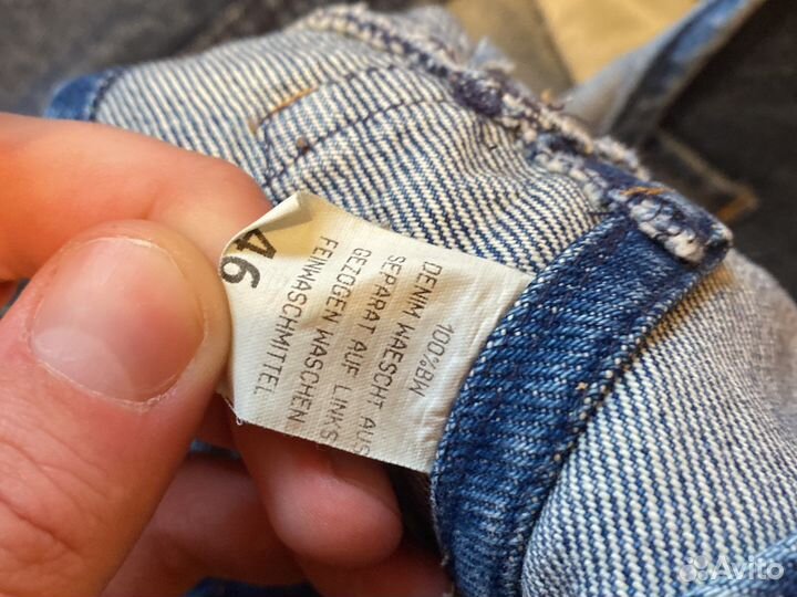 Джинсовый комбинезон мужской