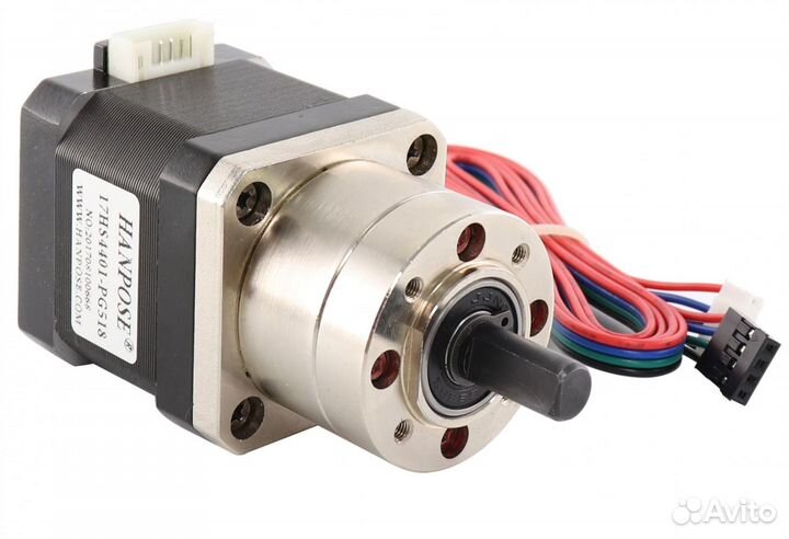 Шаговый двигатель nema 17 17HS4401S с редуктором