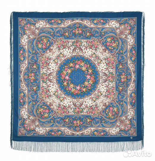 Павловопосадский платок 135 Осенний романс вид 13