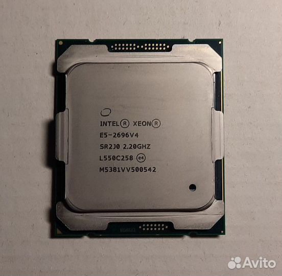 Intel Xeon E5-2696v4 2.2GHz LGA2011-3 SR2J0 22ядра