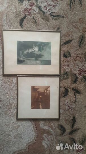 Офорт цена за 2 шт