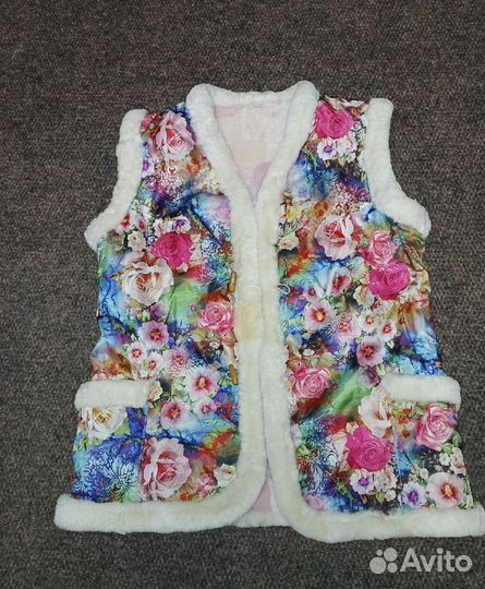 Новый жилет из натурального меха