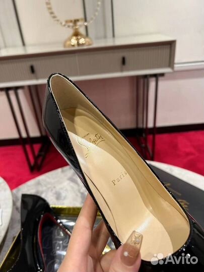 Туфли Christian Louboutin каблук 10 и 8.5