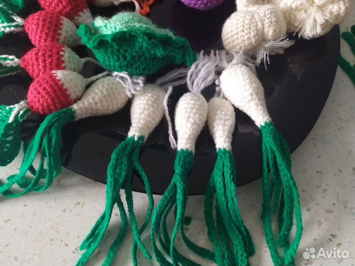 Овощи крючком