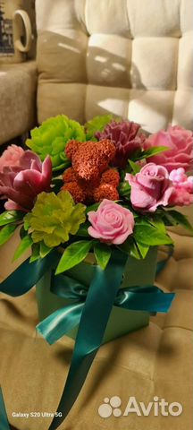 Букет цветов из мыла