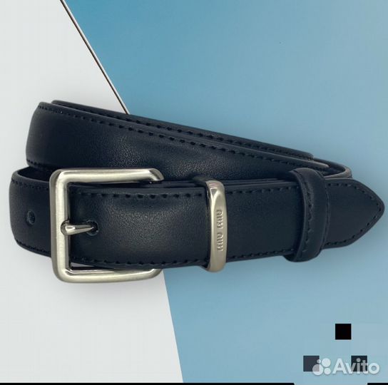 Ремень женский MIU MIU натуральная кожа люкс