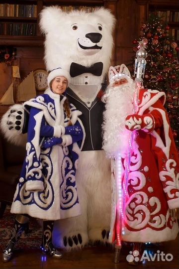 Дед Мороз и Снегурочка на дом, в офис, в ресторан