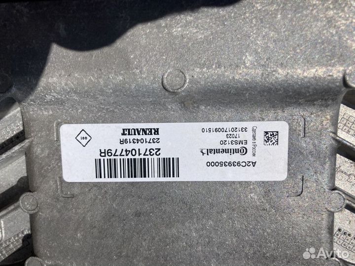 Комплект эбу двигателя Рено Сандеро 2 1.6л. 8кл