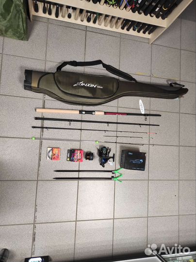 Снасти фидер готовые новые на рыбалку