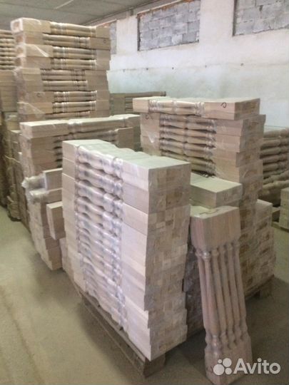 Комплектующие для лестниц. Балясины, ступени, щиты