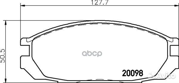 Колодки тормозные дисковые зад (PF-2371) NP