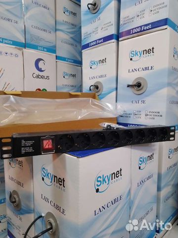 Блок розеток в стойку