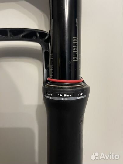 Вилка rock shox reba 27.5 ход 100 с нового велосип