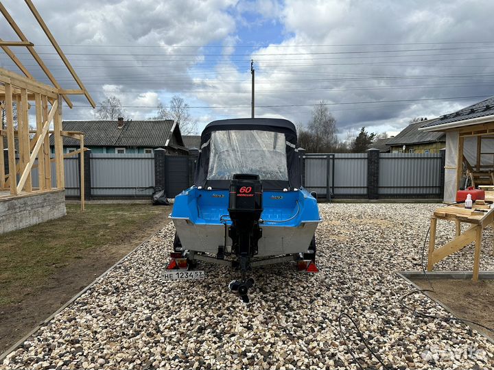 Лодка Казанка 5 М4 с Мотором Merkury+прицеп