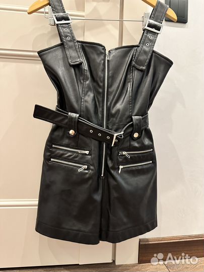 Комбинезон женский кожаный