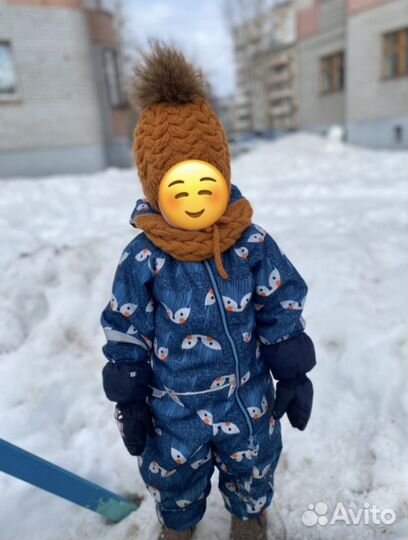 Комплект шапка+снуд+рукавицы