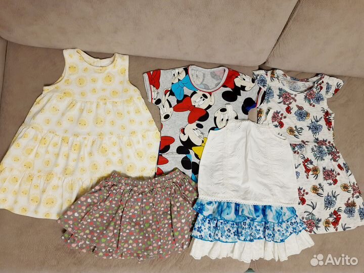 Вещи пакетом на девочку 92 98 размер
