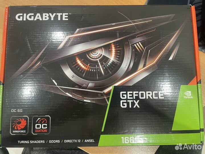 Видеокарта gigabyte gtx 1660 6gb
