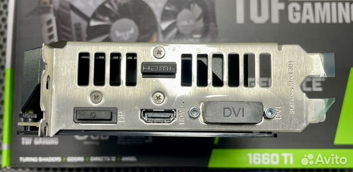 Видеокарта Asus TUF 1660 ti