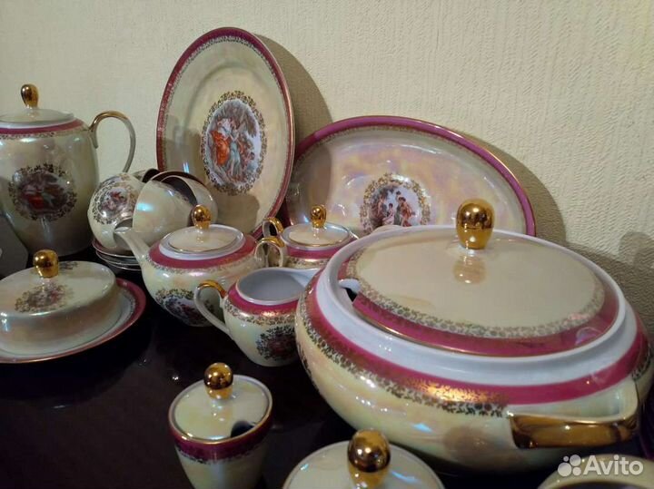 Сервиз Мадонна столовый и чайный 92 предмета (гдр)