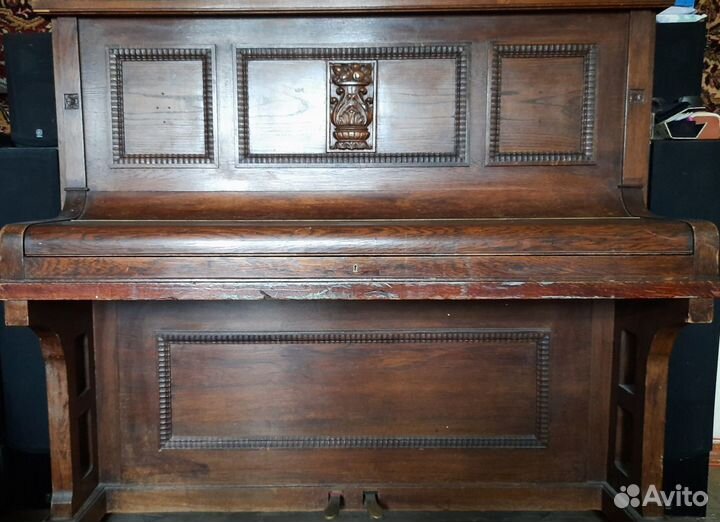Старинный инструмент пианино ferd manthey